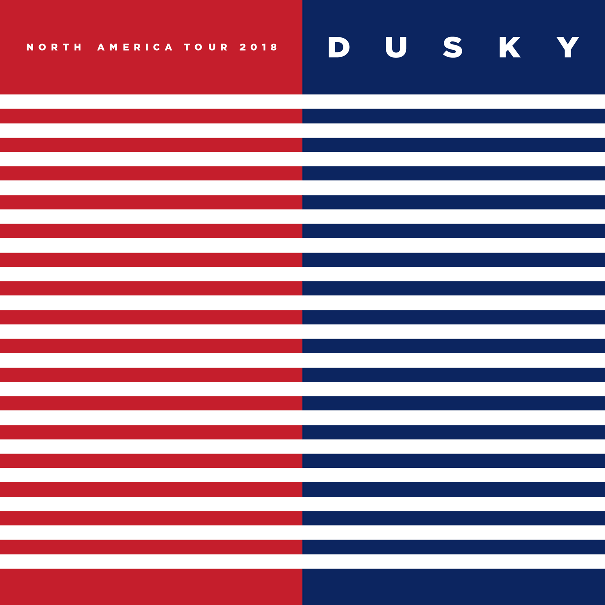 Branding for Dusky, US Tour 2018 by UTILE