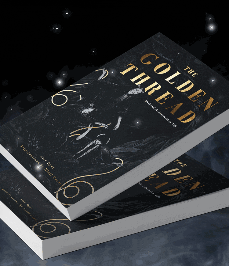 Book Artwork - The Golden Thread by Amy Dyer