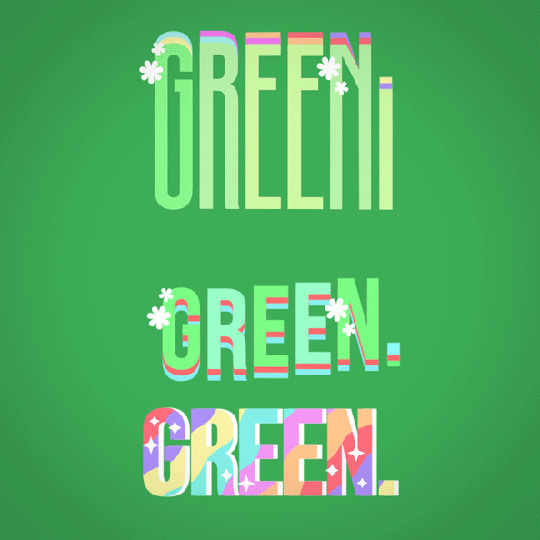 Green. Plantshop GIF Animated Logos