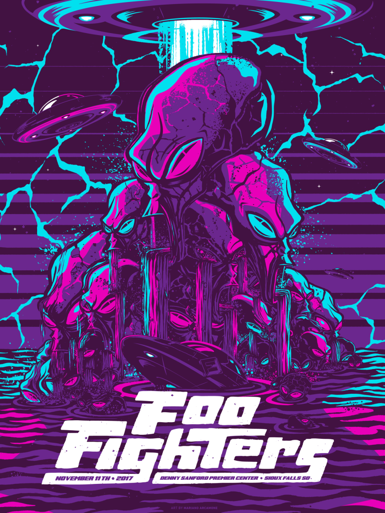 Foo Fighters - Sioux Falls, SD Poster