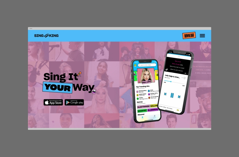 Sing King - Website Design & Build