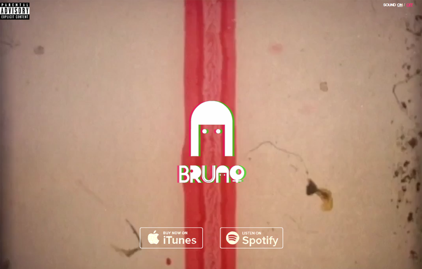 Website for BRUNO Music Artist by AR media