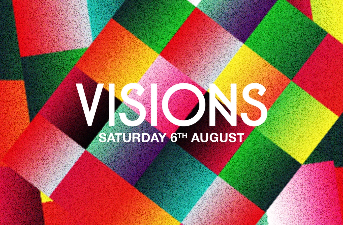 Creative direction for Visions Festival by Nathan David Smith
