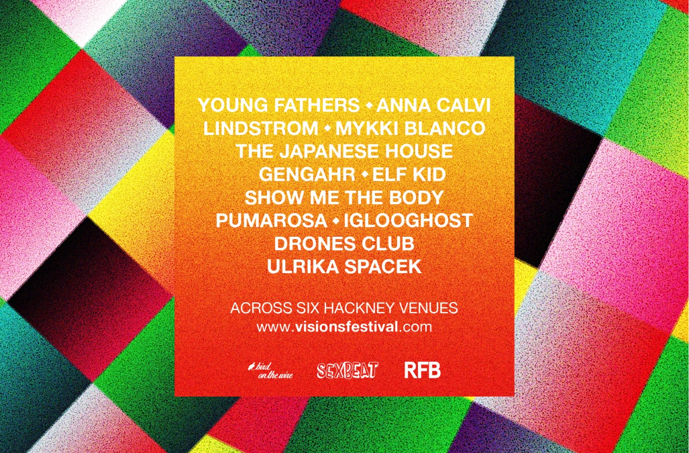 Creative direction for Visions Festival by Nathan David Smith