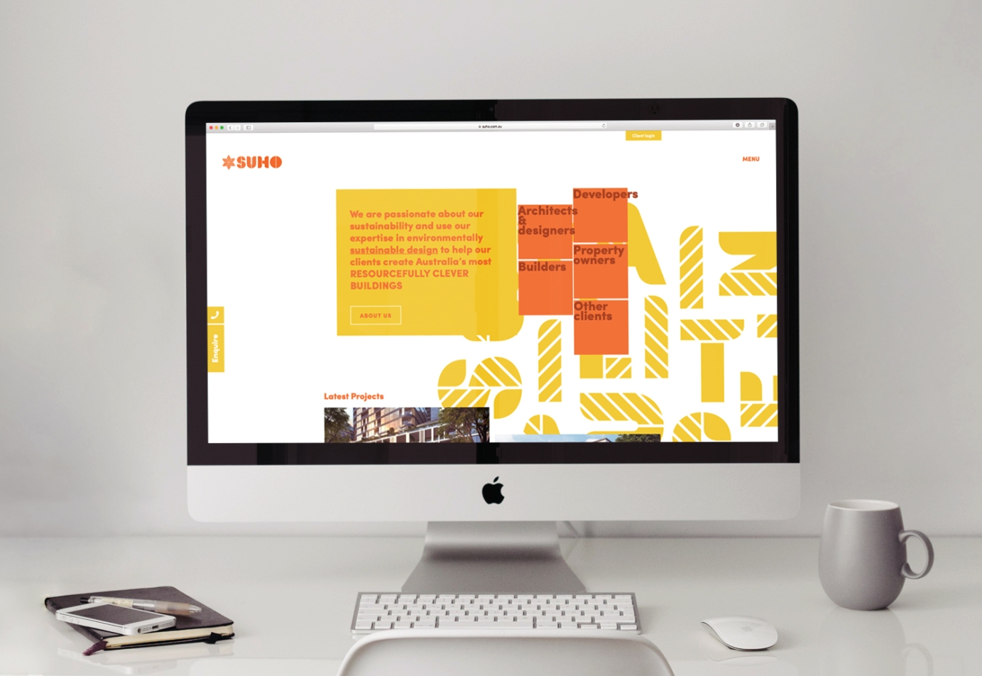 Website for building design firm