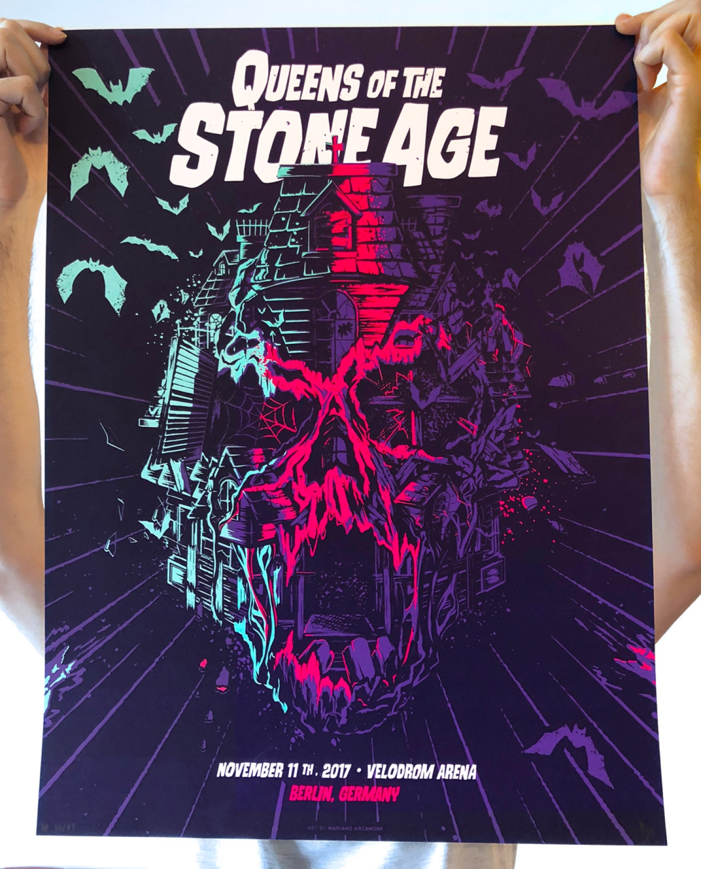 Merchandise for Queens of the Stone Age by Mariano Arcamone
