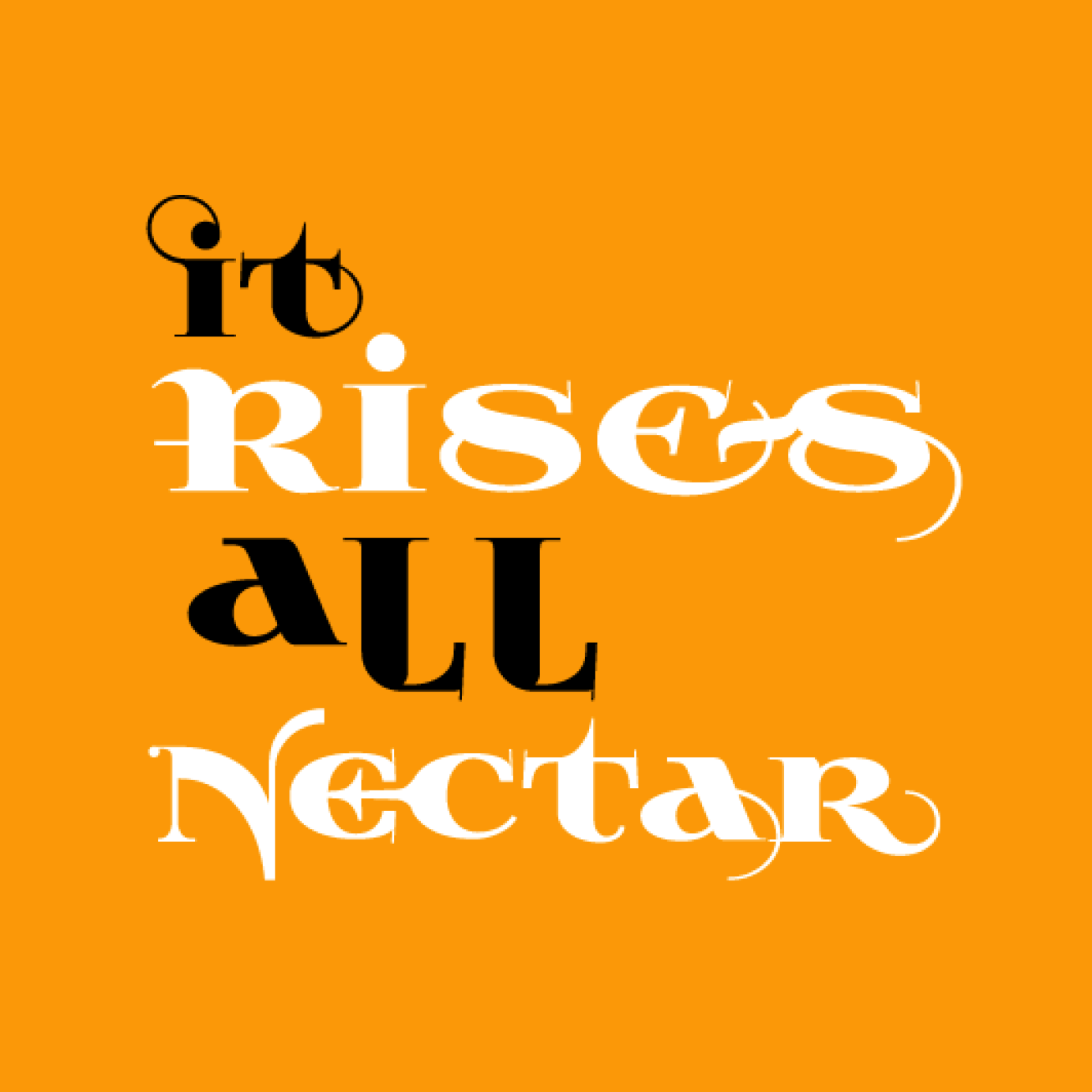 Logo for It Rises All Nectar by LINEA1