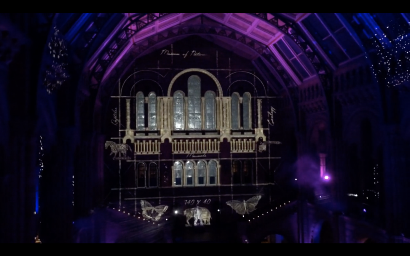 Live visuals for Butch Auntie by Nat Urwin