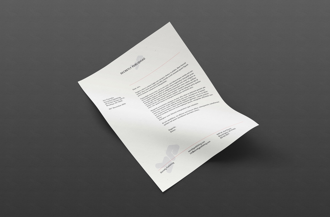 Branding for Secretly Publishing