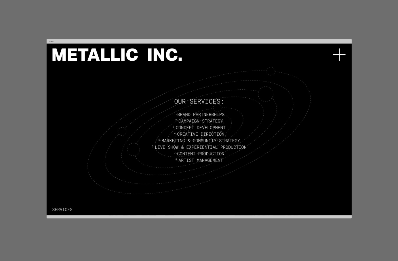 Metallic Inc - Interactive Website
