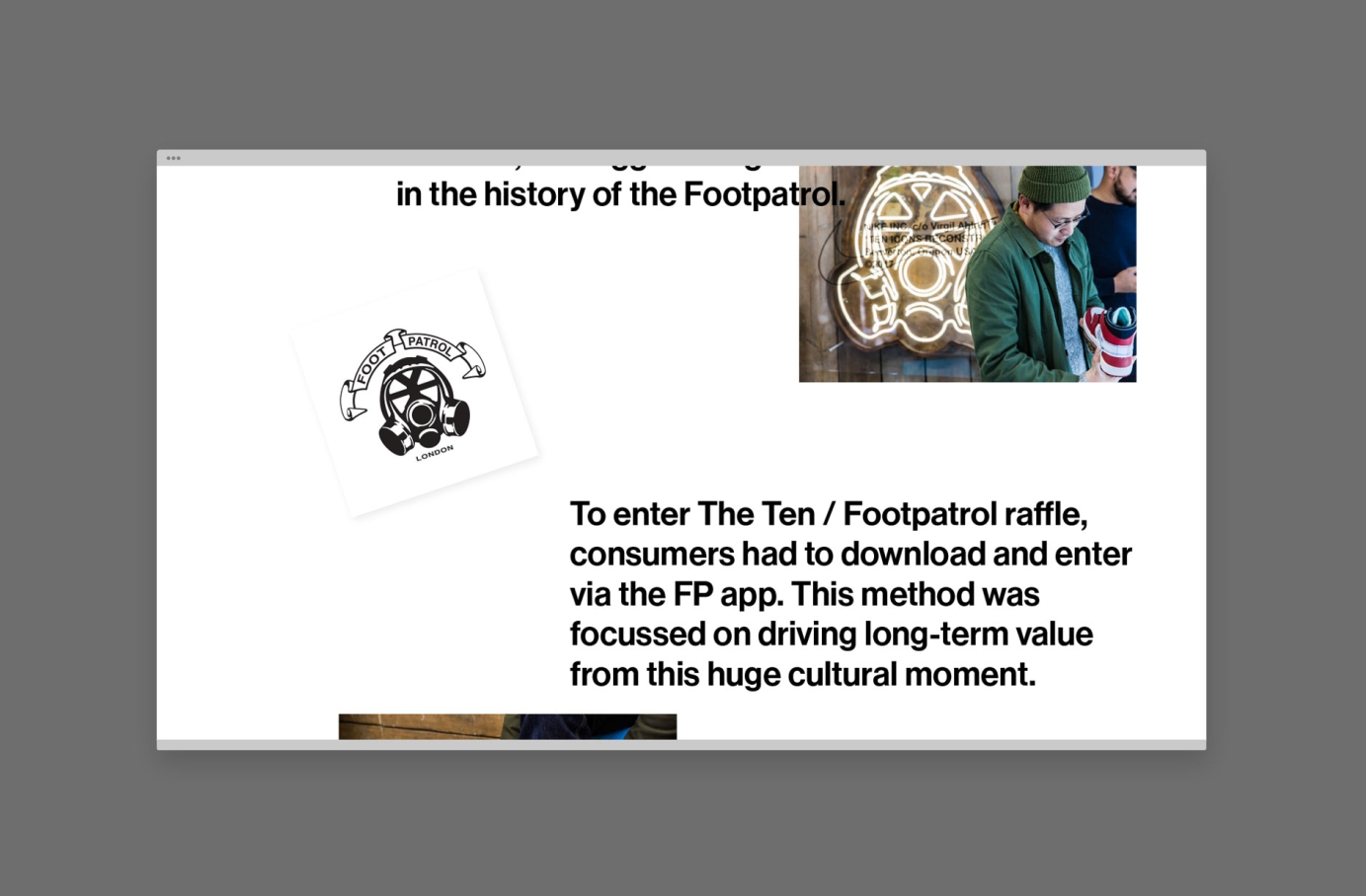 Nike Ten - Event Launch Microsite