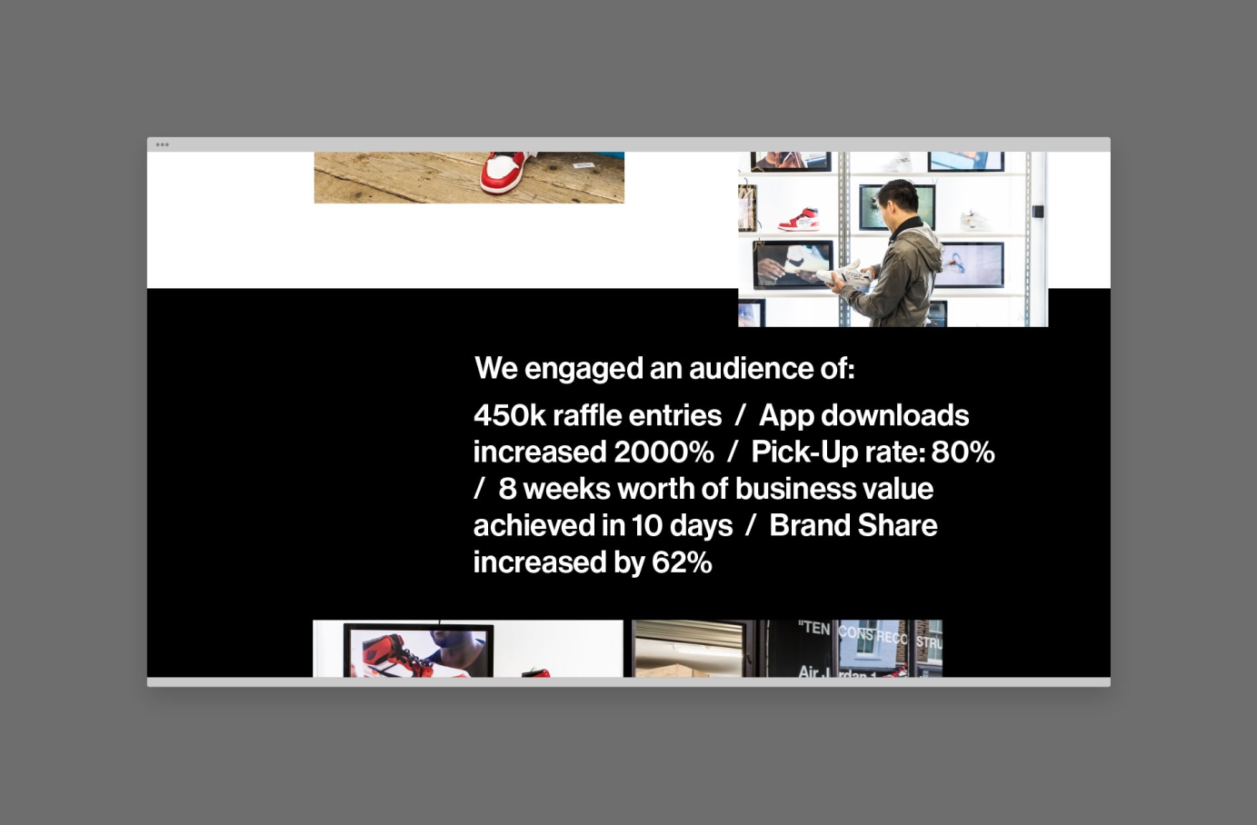 Nike Ten - Event Launch Microsite