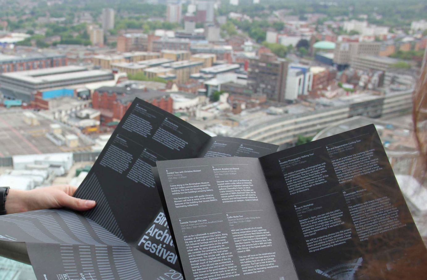Creative direction for Birmingham Architecture Festival