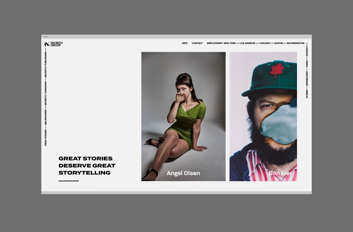 Website for The Secretly Group