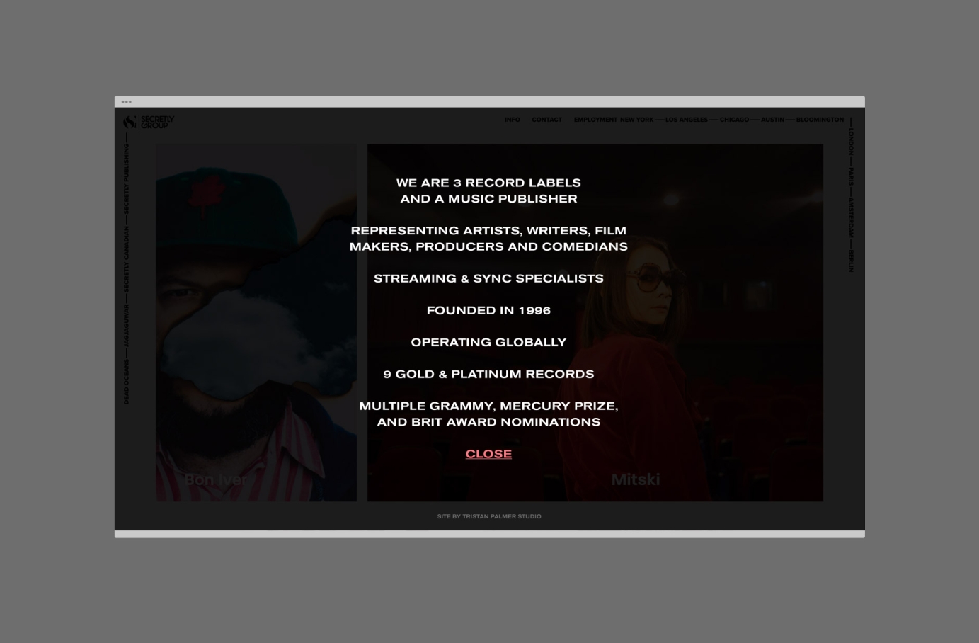 Website for The Secretly Group