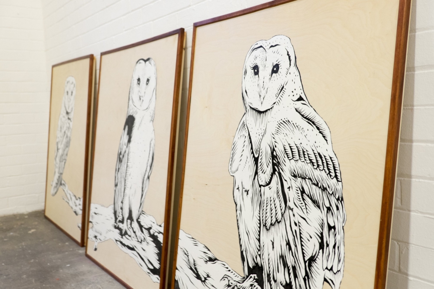 Royal Marriot Hotel Owls paintings