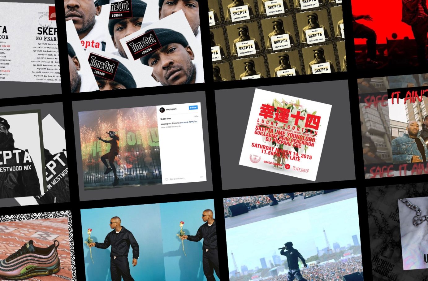 Creative direction for Skepta by Tristan Palmer