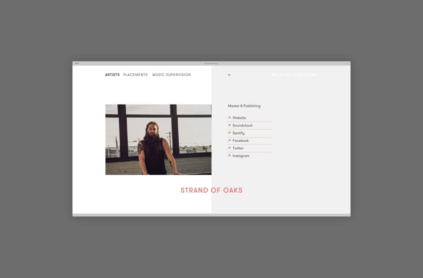 Creative direction for The Secretly Group by Tristan Palmer