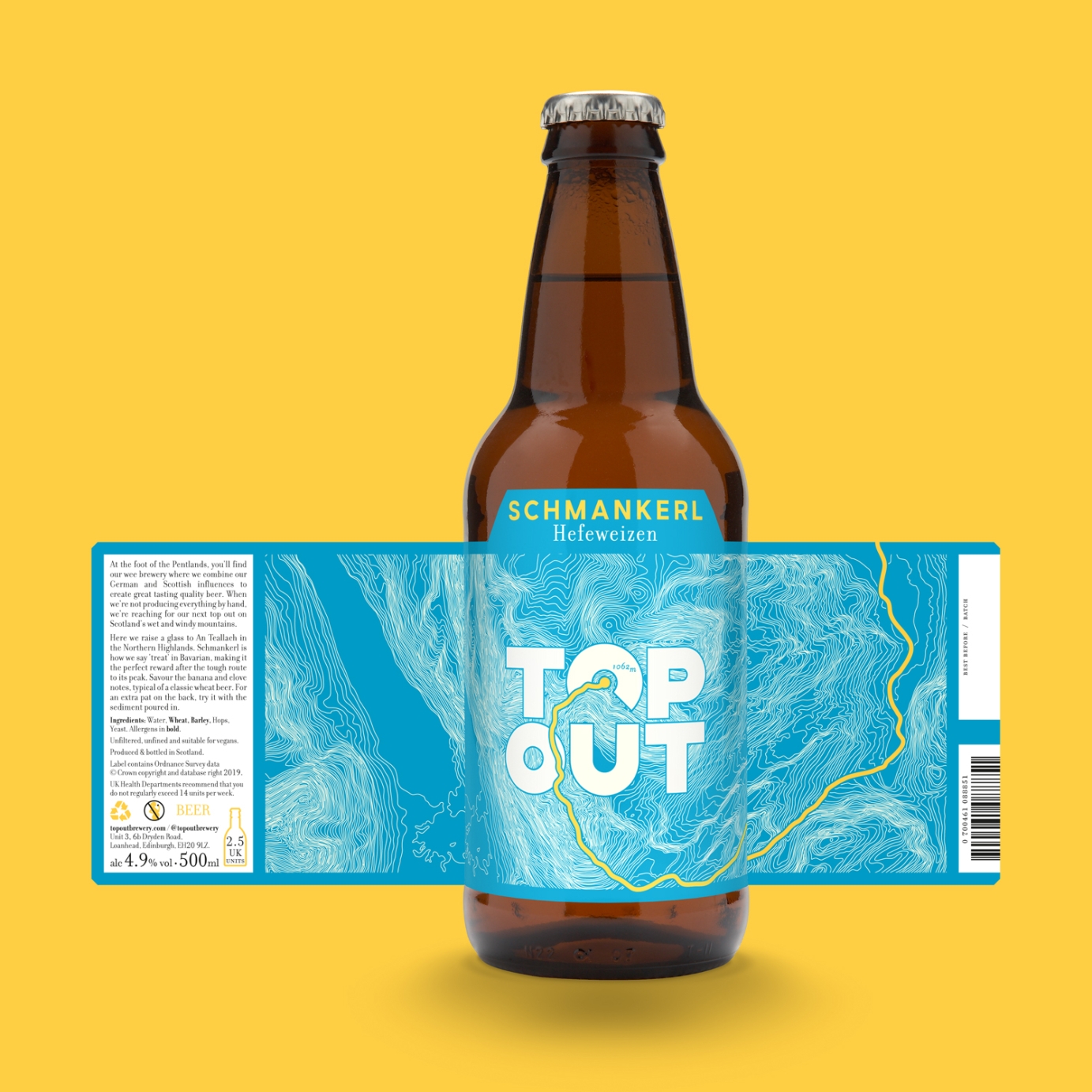 Top Out Brewery Branding