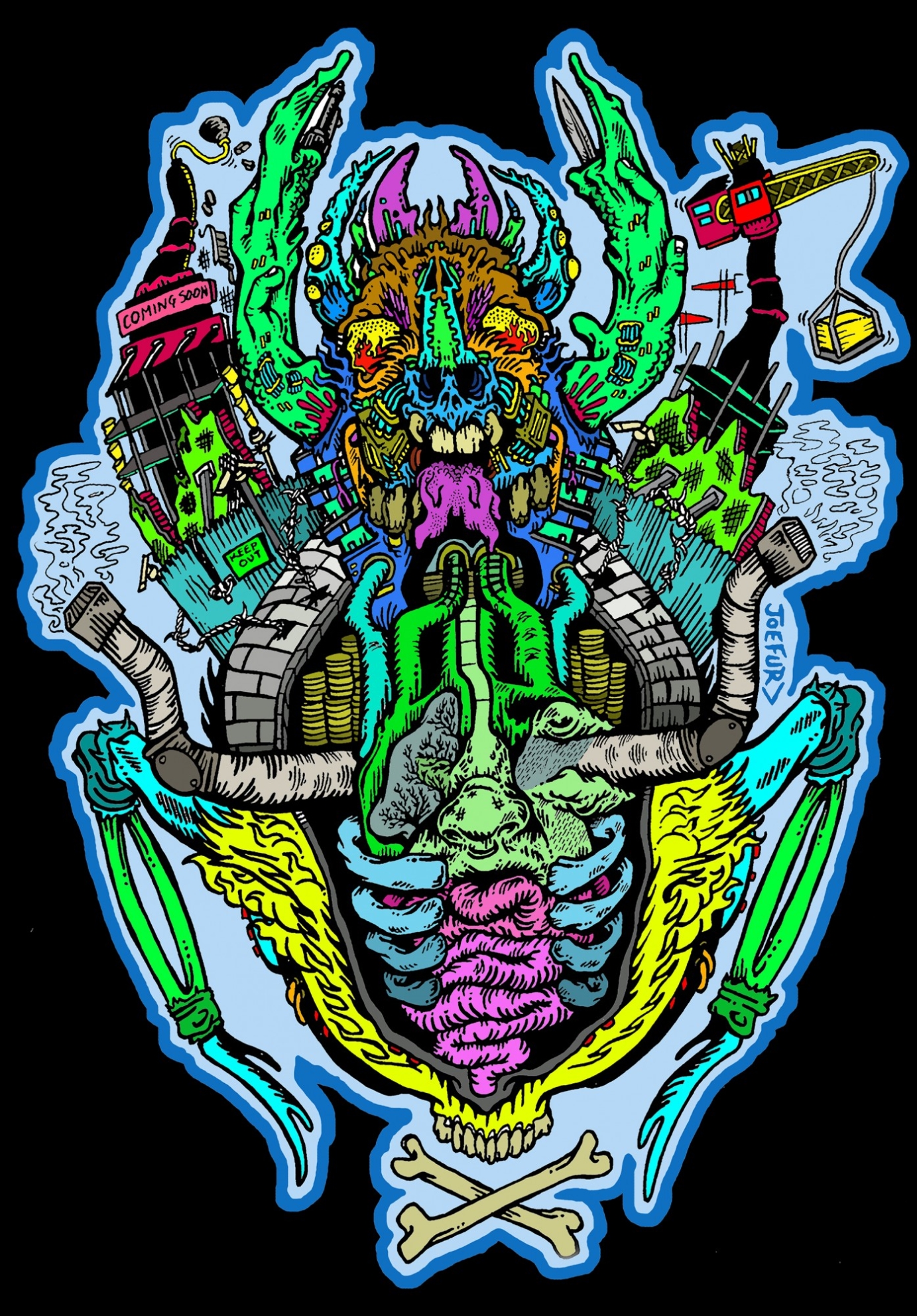 Artwork for Ghost, Life4Land by JOEFUR