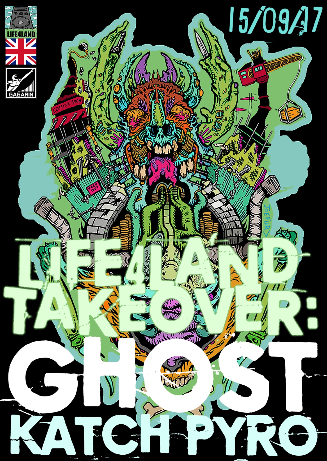 Artwork for Ghost, Life4Land by JOEFUR