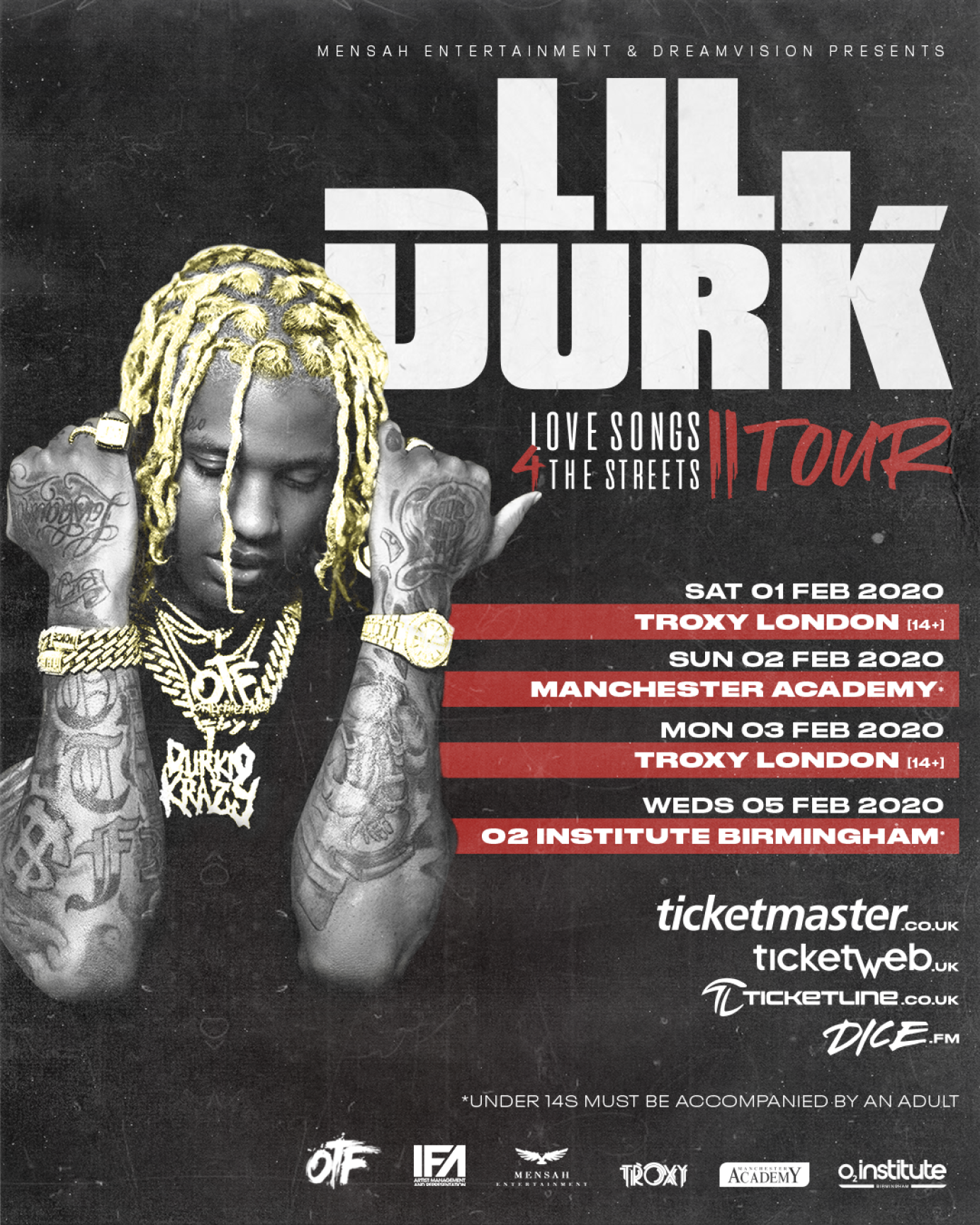 Graphic design for Lil Durk by whelaninho