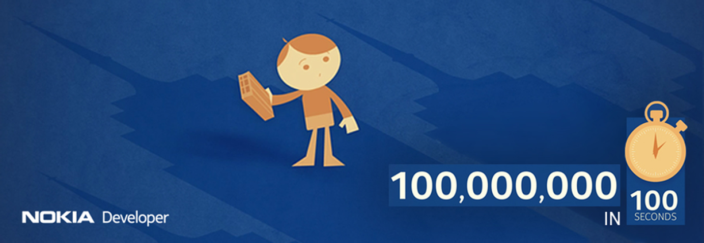 Nokia Developer - 100 Million in 100 Seconds