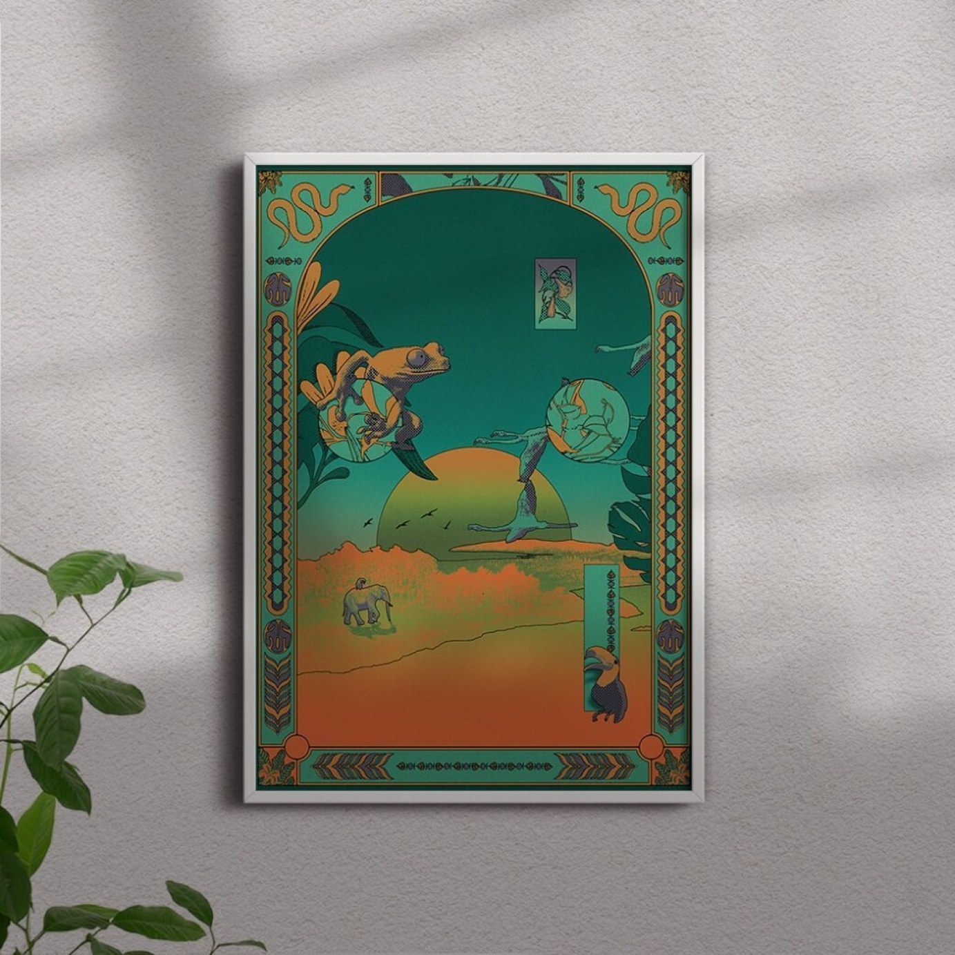 Art Print for Rainforest Trust & Drool