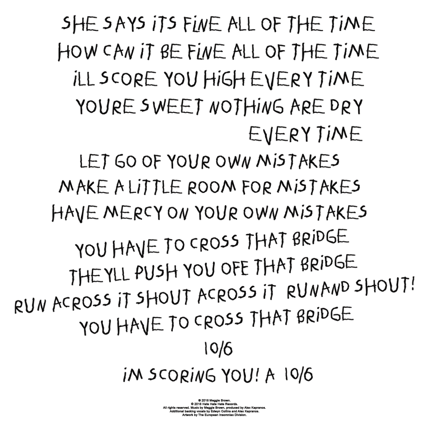 Meggie Brown 10/6 Vinyl