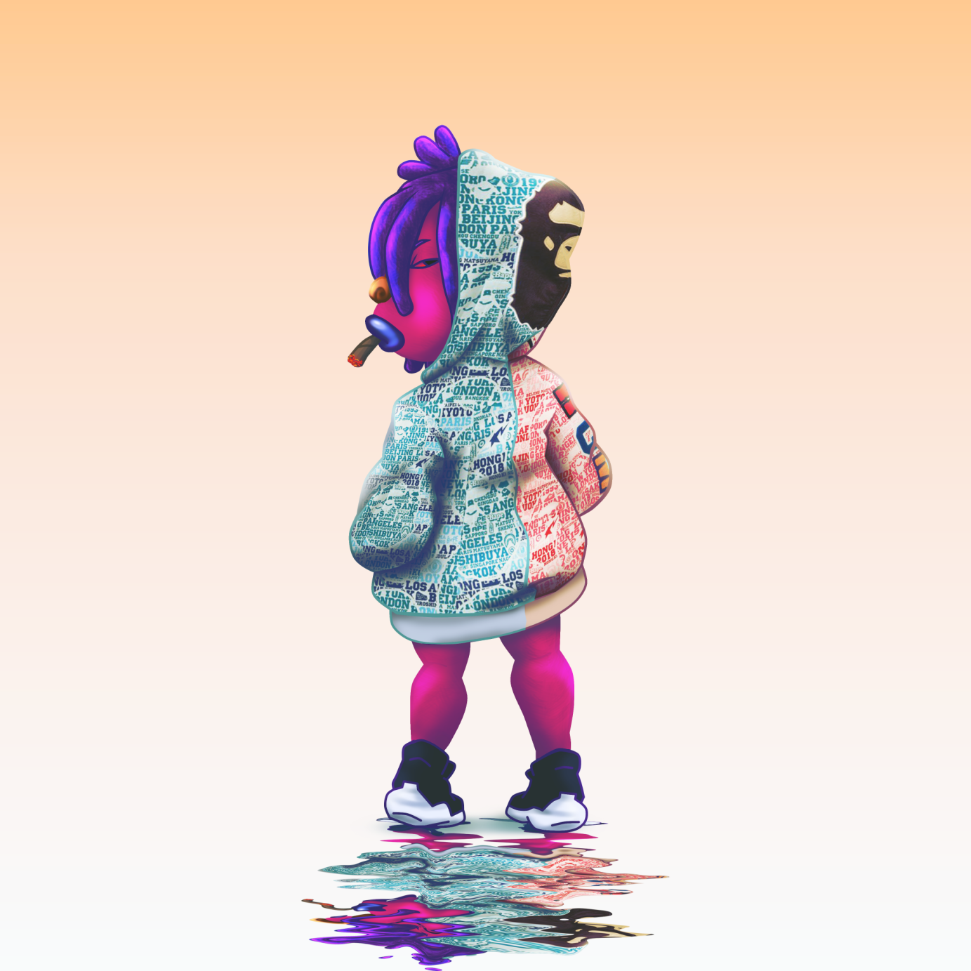 cartoon character desings i did.