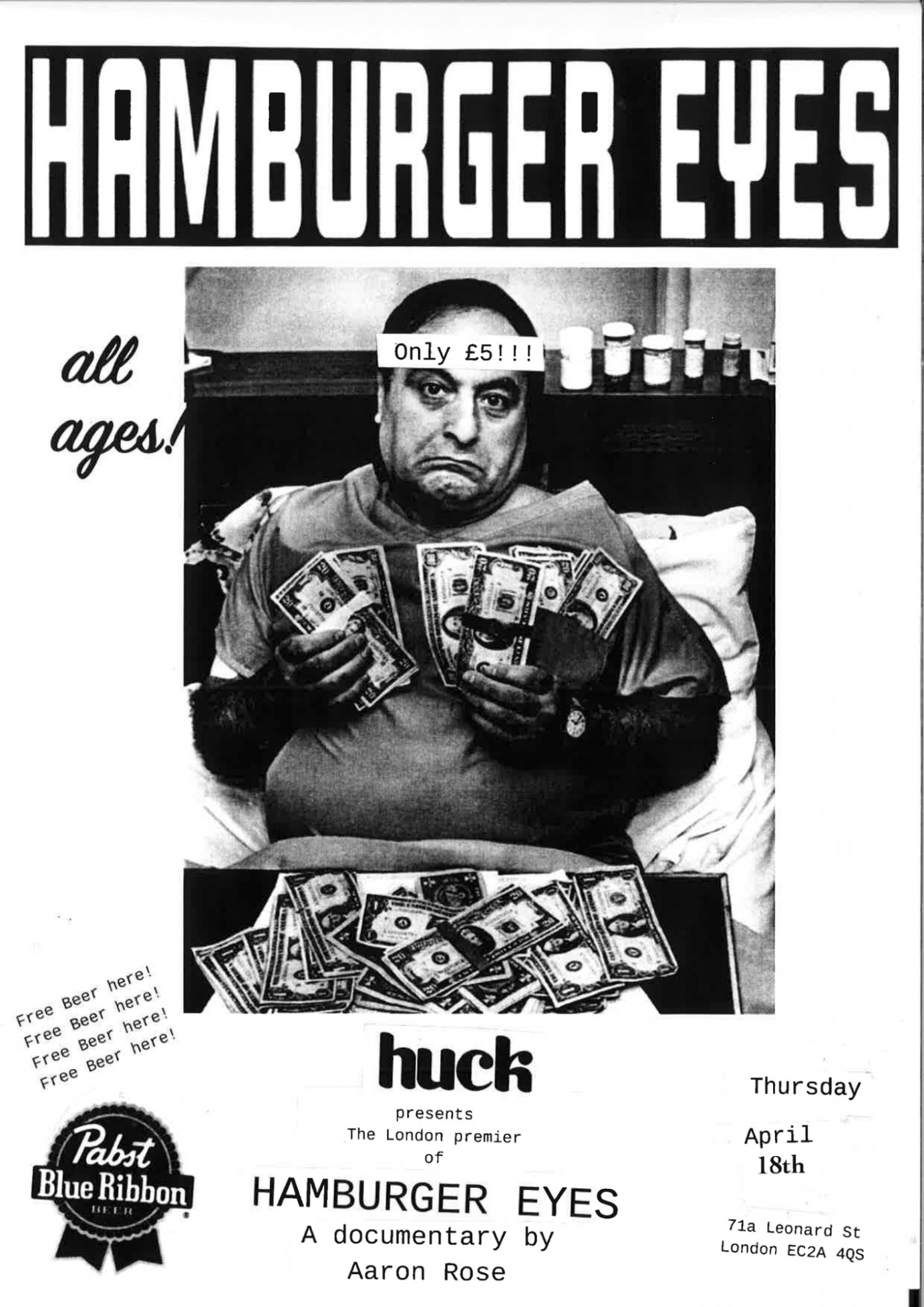 Hamburger Eyes film flyer