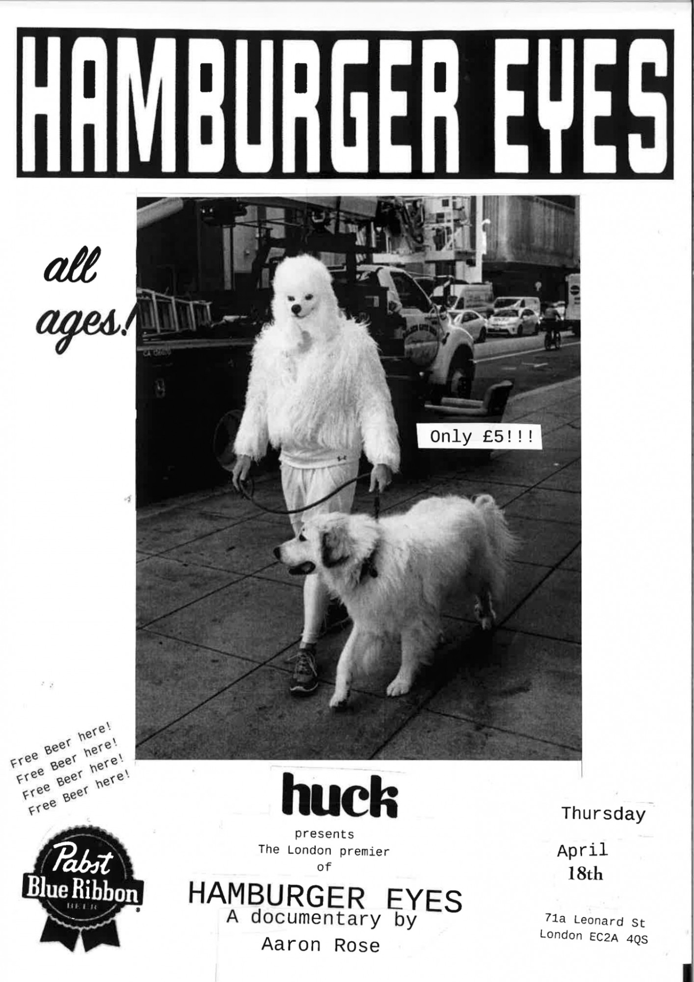 Hamburger Eyes film flyer