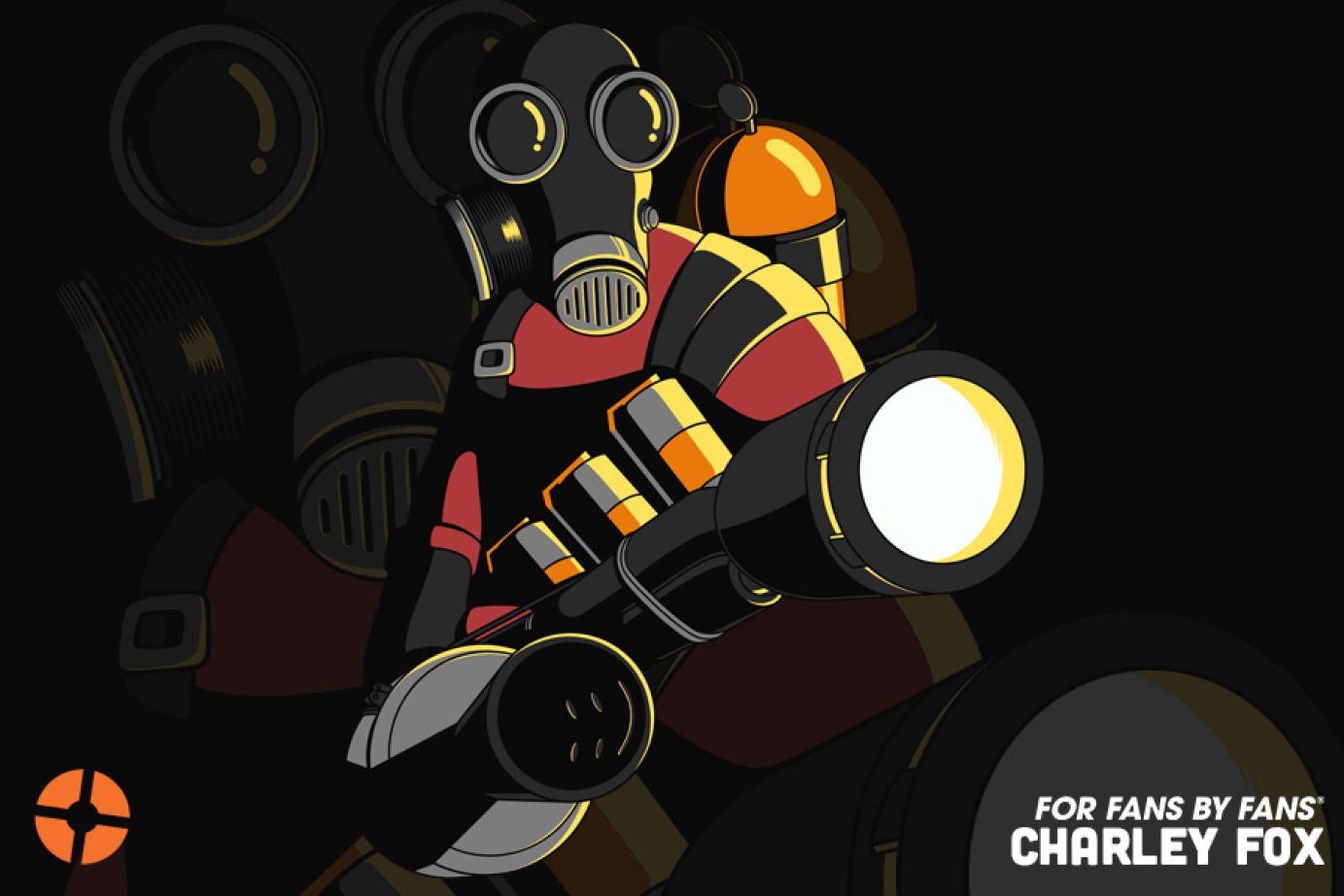 Meet the Pyro! Shirt Design