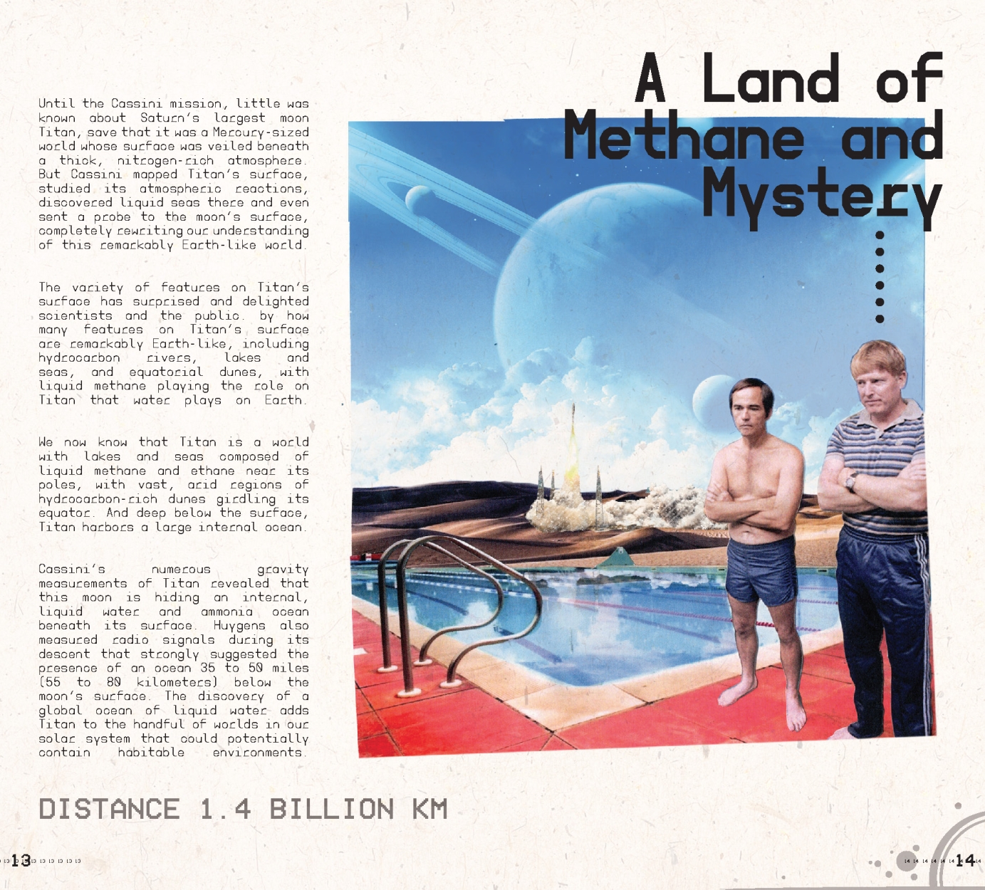 Cassini Zine Mixed Media Artwork