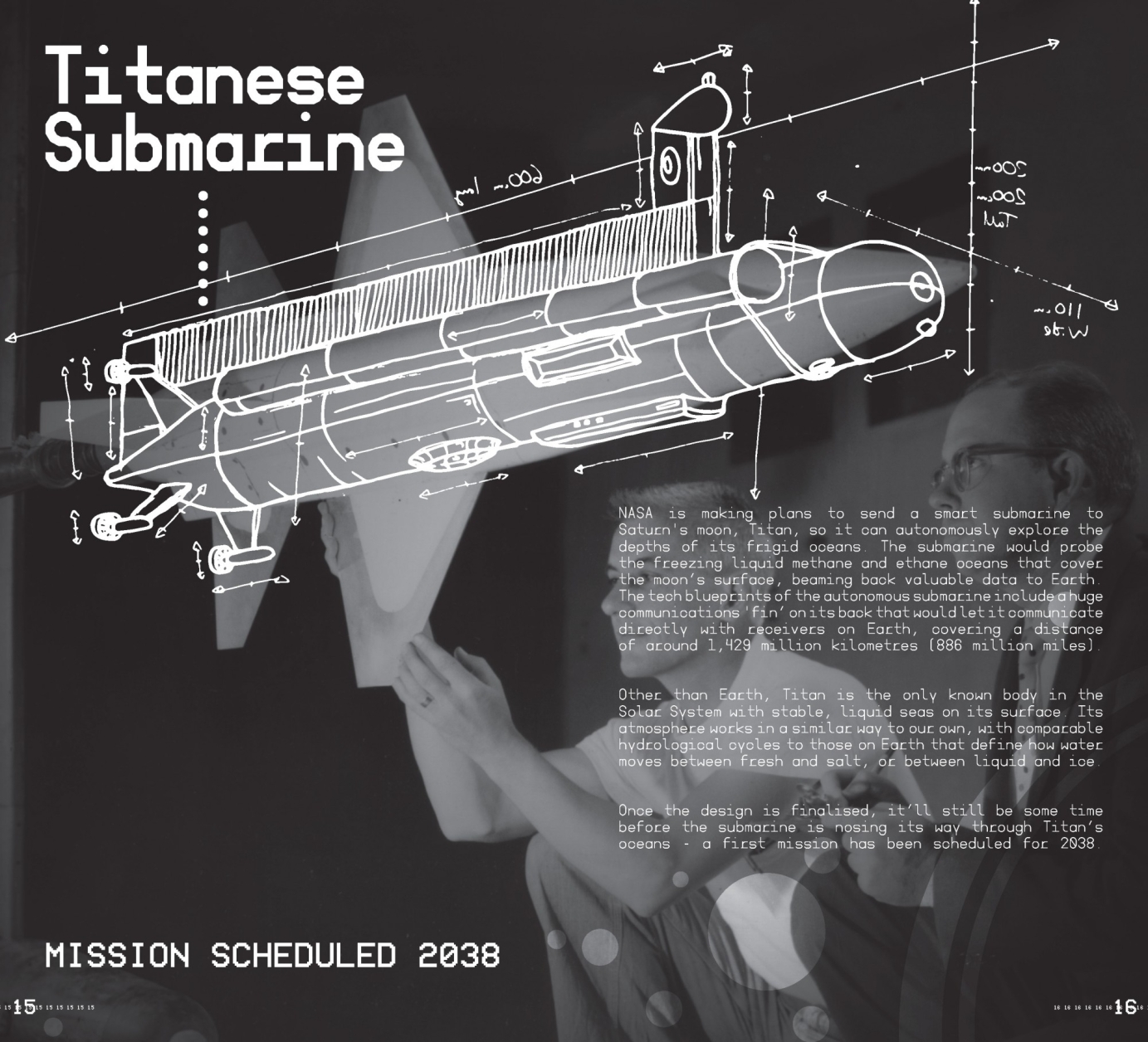 Cassini Zine Mixed Media Artwork