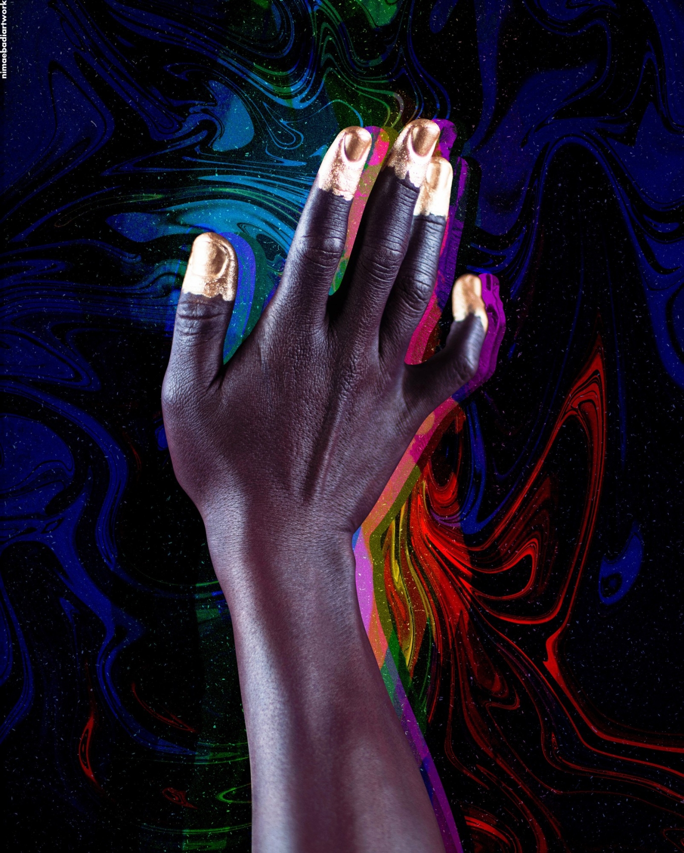 Collage-based Surreal Artwork "Through The Veil"