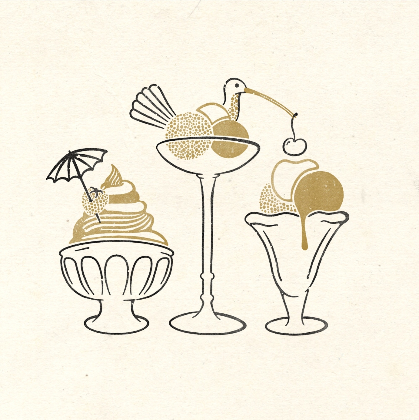 Hawksmoor 1930's Inspired Vintage Illustrations