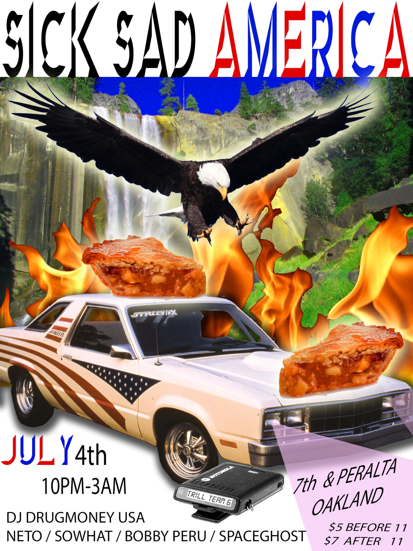 Sick Sad America Flyer