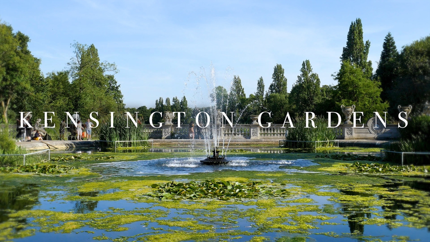 Summer in Kensignton Gardens, London