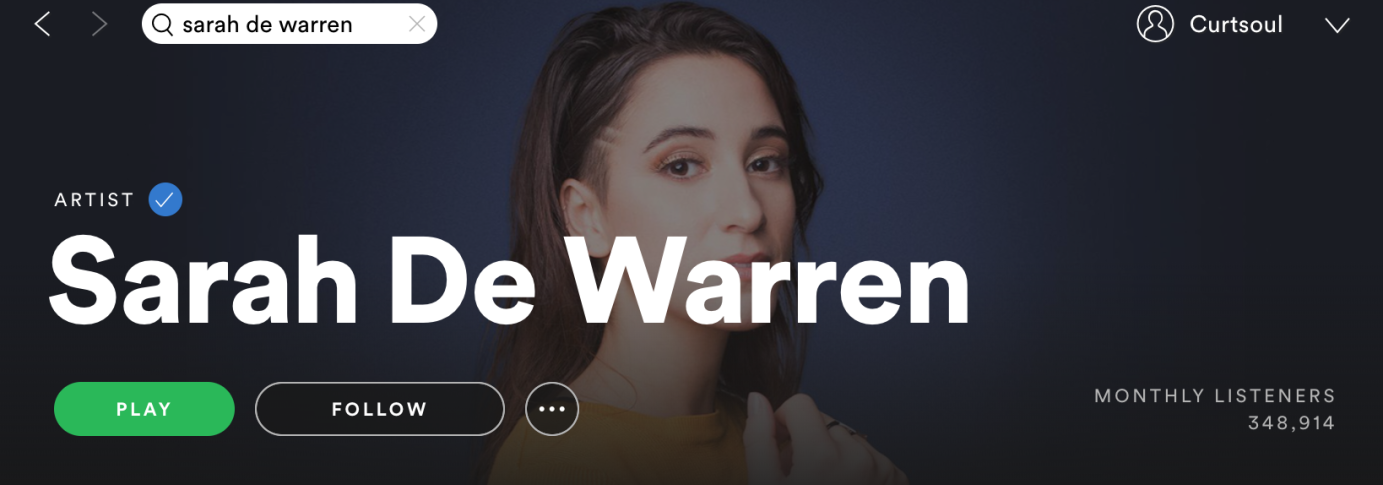 Sarah De Warren "No Good" Single Release