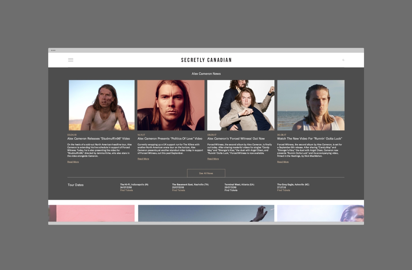 Creative direction for The Secretly Group by Tristan Palmer