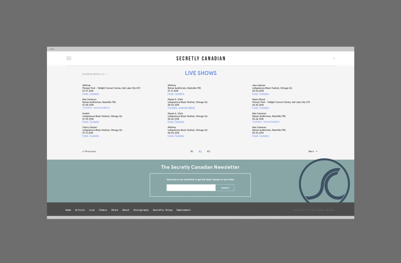 Creative direction for The Secretly Group by Tristan Palmer