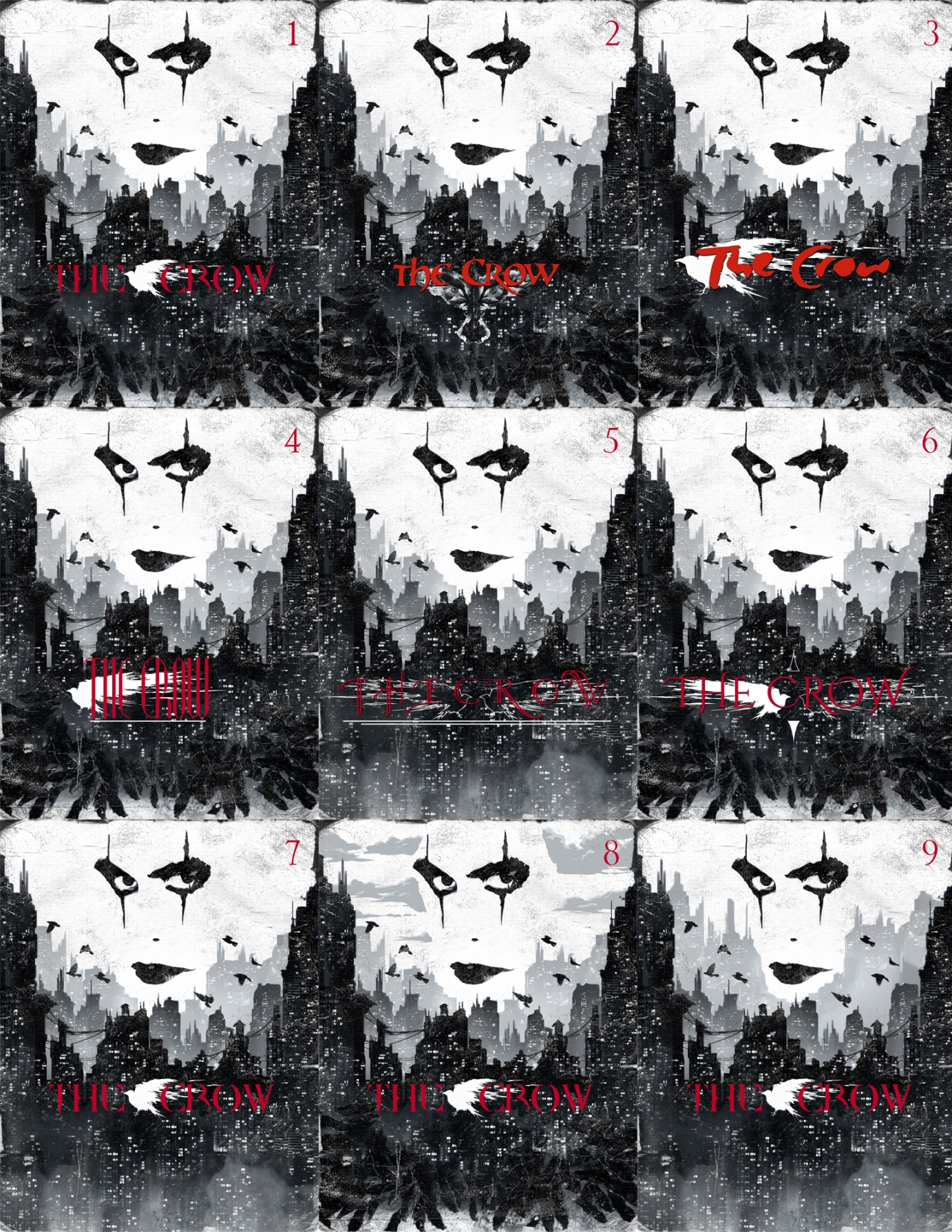 The Crow 20th Anniversary Posters