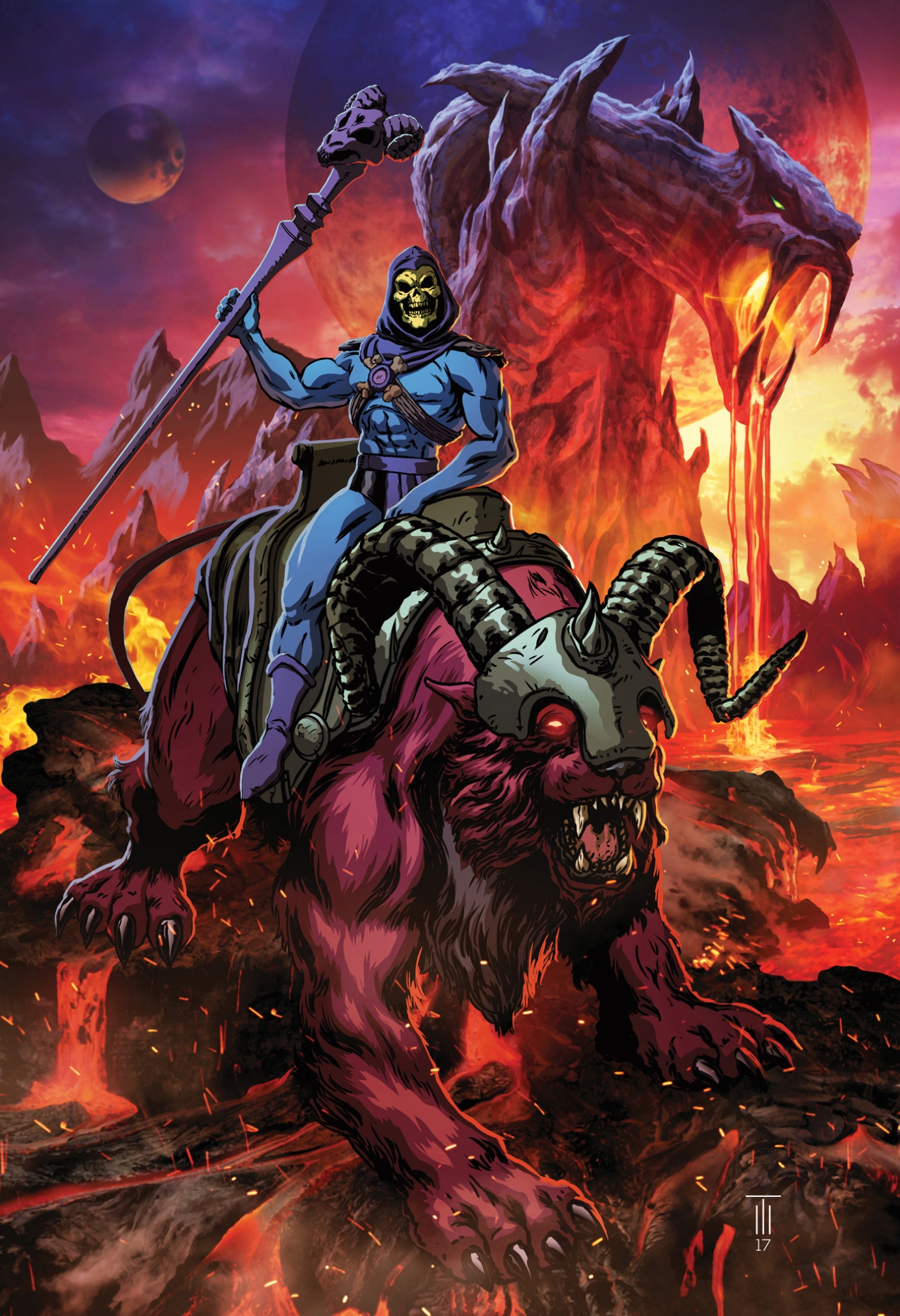 Powercon Art He-Man / Skeletor