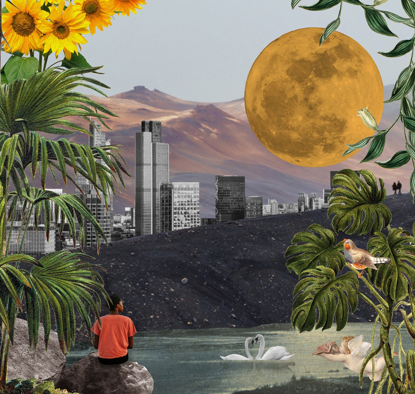 Junior Garr - The Garden Album & Singles Artwork