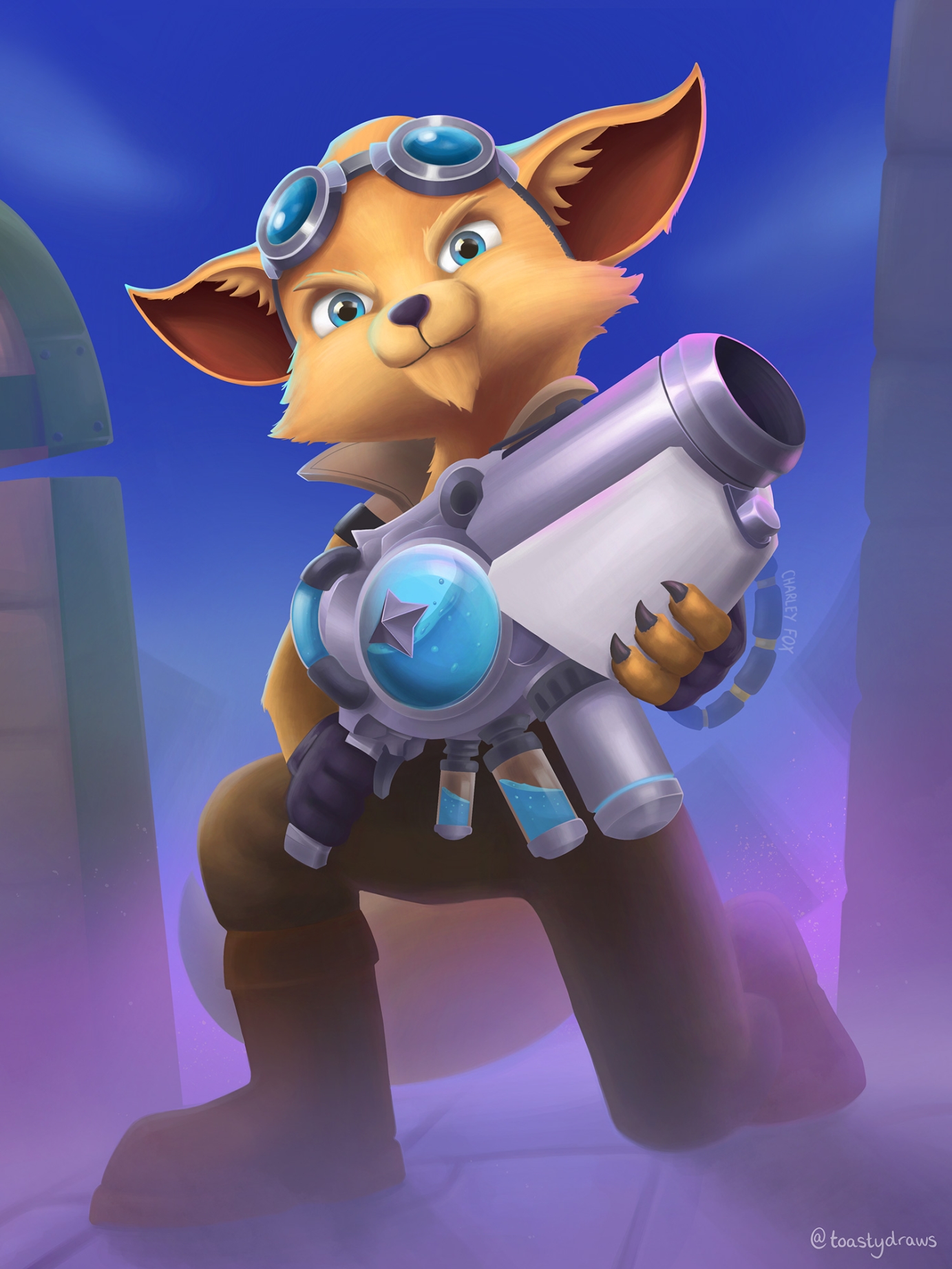 Paladins Pip Illustration