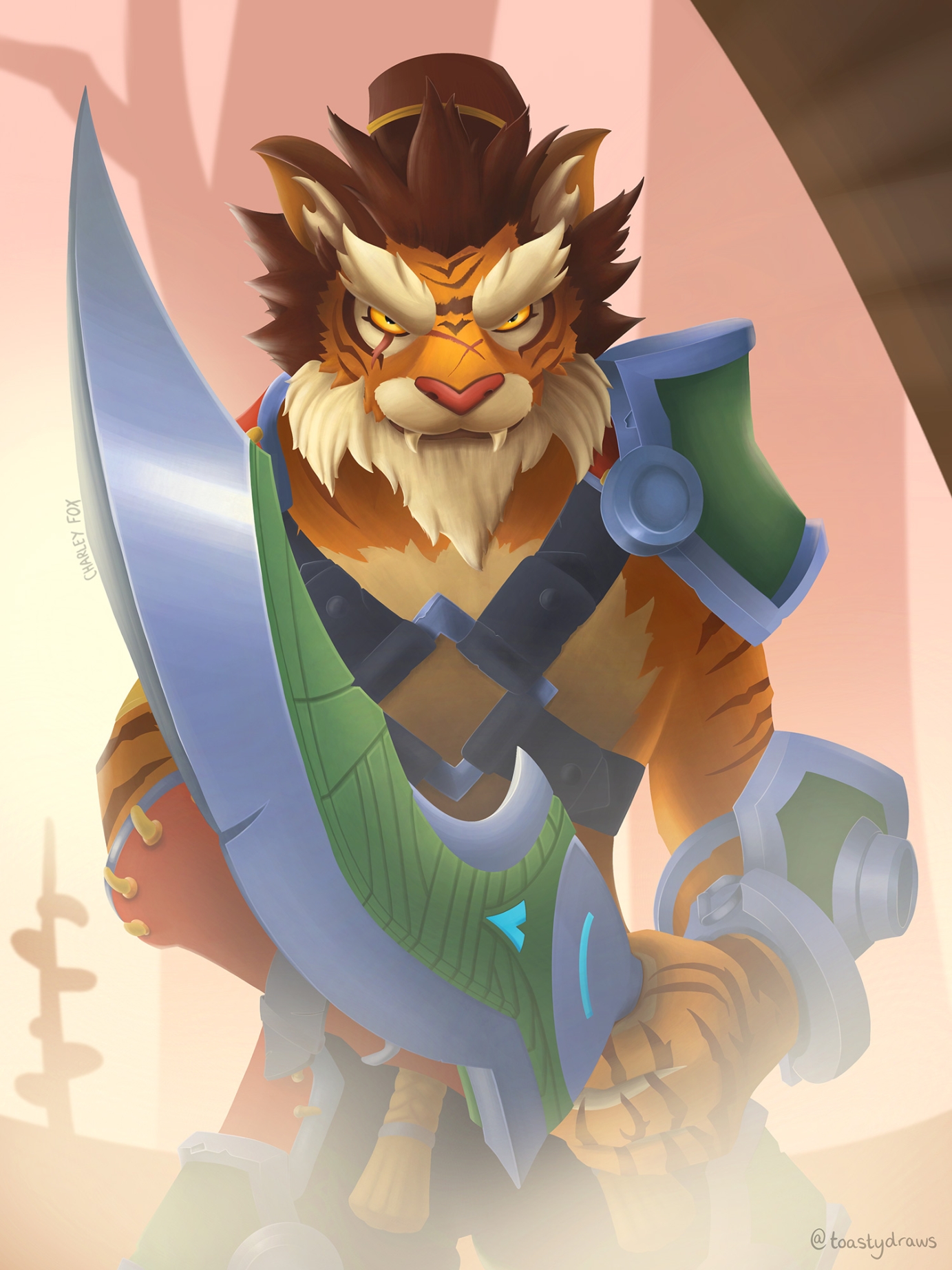 Paladins Tiberius Illustration