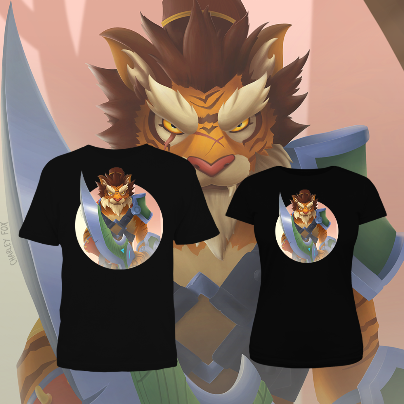 Paladins Tiberius Illustration