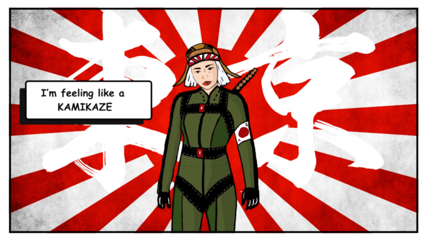 Boerni Music - Kamikaze Lyric Video Animation