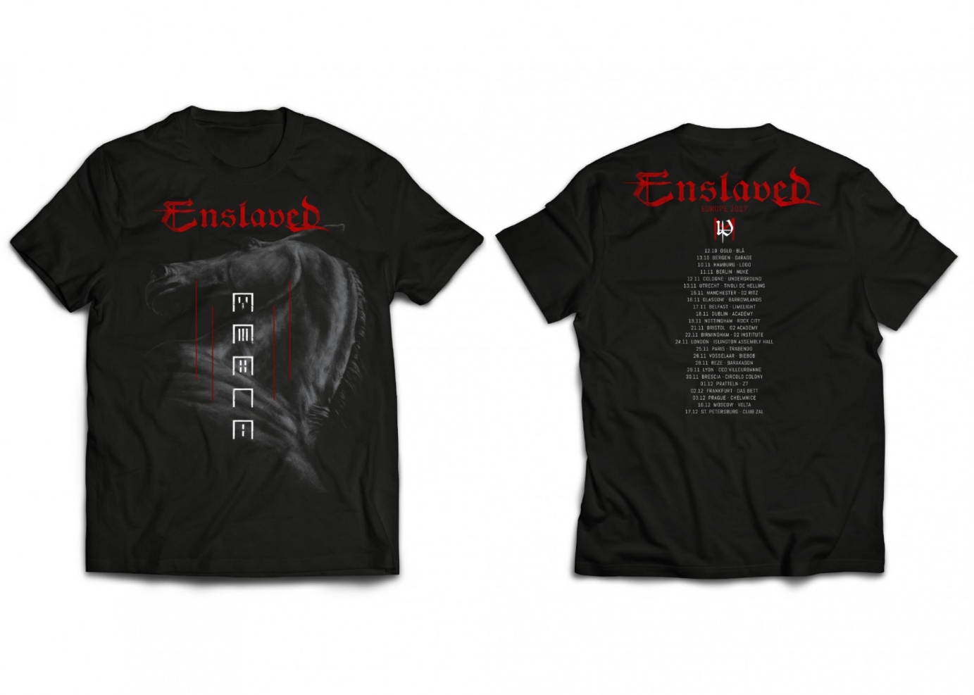 Enslaved Tour Merch